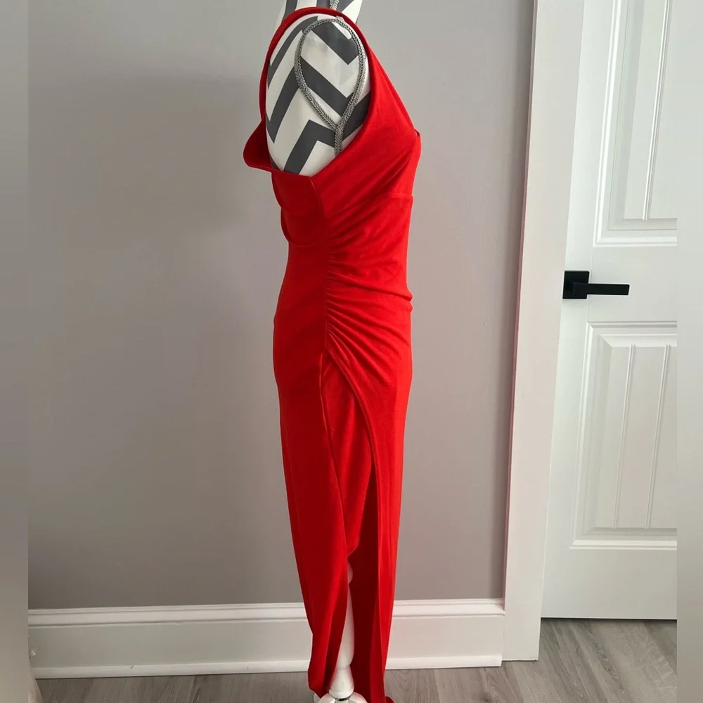 One shoulder maxi dress with split  Brand New! - Picture 2 of 6